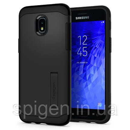 Чехол Spigen для Samsung Galaxy J3 Slim Armor, Black (594CS24018), фото 1