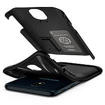 Чехол Spigen для Samsung Galaxy J3 Slim Armor, Black (594CS24018), фото 3