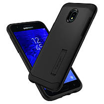 Чехол Spigen для Samsung Galaxy J3 Slim Armor, Black (594CS24018), фото 4