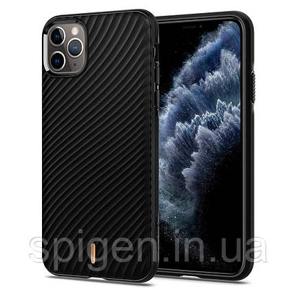 Чохол Spigen для Apple iPhone 11 Pro Max Ciel Wave Shell, Black (075CS27175), фото 1