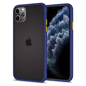 Чохол Spigen для iPhone 11 Pro Max — Ciel Color Brick, Navy (ACS00423)