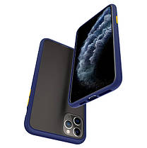 Чохол Spigen для iPhone 11 Pro Max — Ciel Color Brick, Navy (ACS00423), фото 3