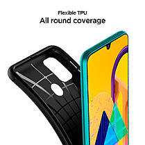 Чехол Spigen для Samsung Galaxy M30s Rugged Armor, Black (ACS00091), фото 5