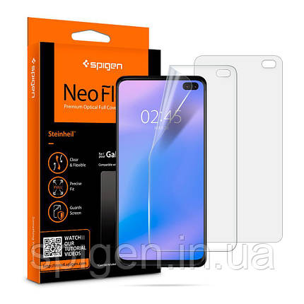Захисна плівка Spigen Samsung Galaxy S10 Plus - Neo Flex, (без рідини) 1 шт (606FL25695), фото 1
