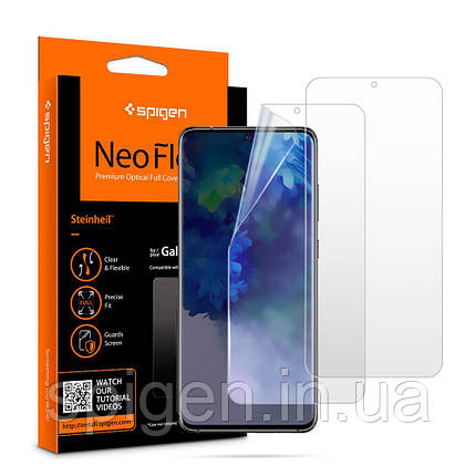 Захисна плівка Spigen для Samsung Galaxy S20 Plus — Neo Flex, 2 шт (AFL00644), фото 1