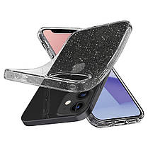 Чехол Spigen для iPhone 12 Mini 5.4" (2020) Liquid Crystal Glitter, Crystal Quartz (ACS01741), фото 6