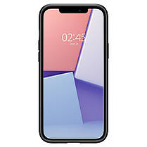 Чохол Spigen для iPhone 12 Pro Max — Liquid Air, Matte Black (ACS01617), фото 4