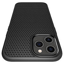 Чохол Spigen для iPhone 12 Pro Max — Liquid Air, Matte Black (ACS01617), фото 5