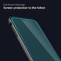 Захисне скло Spigen для iPhone 12 / 12 Pro (1шт) GLAS.tR Slim Full Cover, Black (AGL01512), фото 5