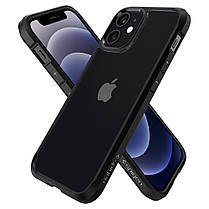 Чохол Spigen для iPhone 12 mini 5.4" (2020) Ultra Hybrid, Matte Black (ACS01746), фото 4