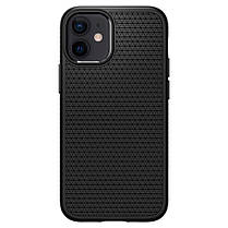Чехол Spigen для iPhone 12 mini (5.4") - Liquid Air, Matte Black (ACS01744), фото 5