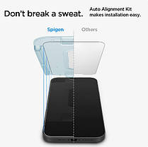 Захисне скло Spigen для iPhone Mini 12 EZ FIT GLAS.tR Screen Protector (2 шт), Clear (AGL01811), фото 3