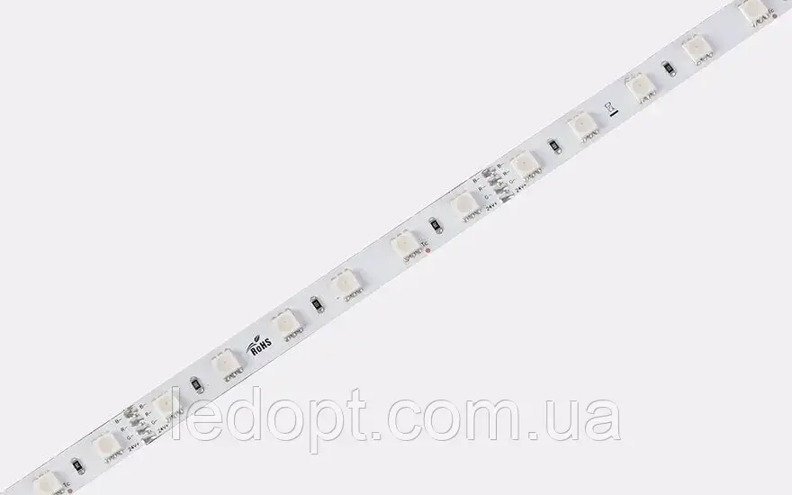 Світлодіодна стрічка COLORS 60-5050-24V-IP67 14.4W RGB 5м (D560RGB-24V-10mm-IP67)