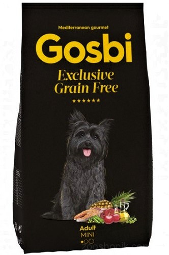 Сухий корм для міні малих порід собак Gosbi Exclusive Grain Free Dog Adult Mini 500 гр, фото 1