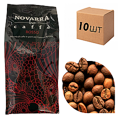 Ящик кави в зернах Novarra Rosso 1 кг (в ящику 10 шт)
