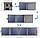 Портативная складная солнечная панель 14W 1xUSB B417 (Серый), фото 2