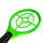 Ракетка проти комарів 44х16 см Зелений електрична мухобійка на батарейках, мухоловка електрична, фото 2