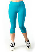 Бриджі жіночі віскоза батал Opt-Kolo, розміри 4XL, 5XL, 6XL, бірюзові, 010326, фото 3