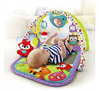 МУЗЫКАЛЬНЫЙ КОВРИК Fisher-Price ЛЕСНЫЕ ДРУЗЬЯ 3-in-1 Musical Activity Gym