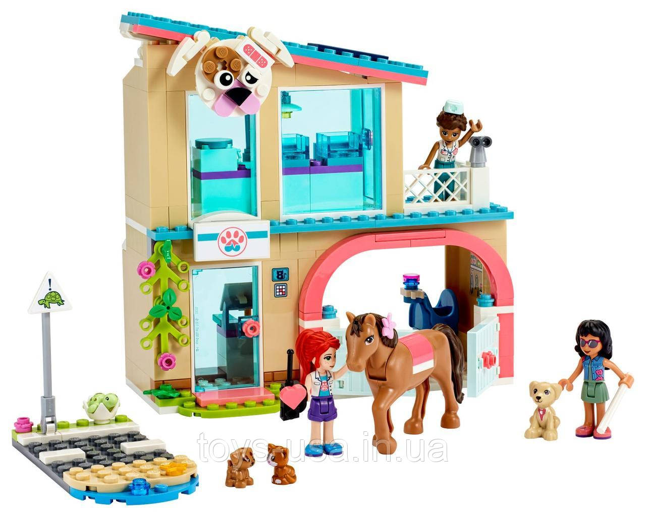 Лего Lego Friends Ветеринарна клініка Хартлейк-Сіті 41446, фото 1