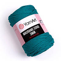 Пряжа YarnArt Macrame Cord 3мм 783 Темная Бирюза (Ярнарт Макраме Корд 3 мм) шнур для макраме