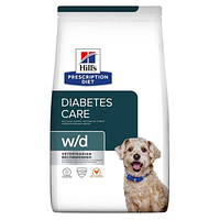 Сухой корм для собак при сахарном диабете Hill's (Хиллс) Prescription Diet w/d Diabetes Care с курицей 10 кг