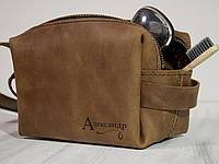 Мужская косметичка для путешествий с гравировкой на подарок | DK-0004