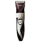 Машинка для стрижки з керамічними ножами Gemei GM 6062 / Акумуляторна машинка для стрижки волосся, фото 5