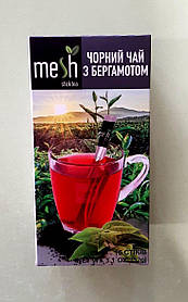 Чай Mesh Stics з бергамотом 16 стиків чорний