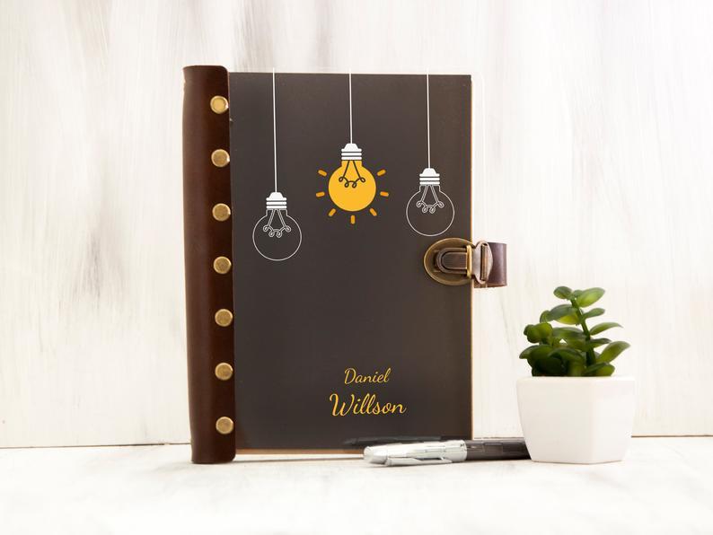 Іменний планер в акриловій обкладинці «Ideas», А5