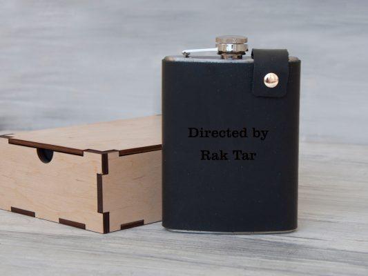 Фляга алкогольна на 240 мл із написом "Directed by Rak Tar" LFL-0038