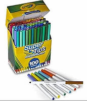 Crayola Смывающиеся фломастеры 100 штук Super Tips Washable Markers