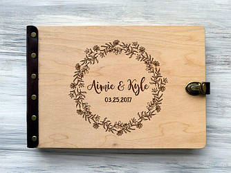 Фотоальбом подарунковий  на весілля «Вінок» WPA-0003