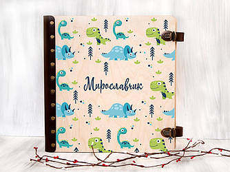 Іменний дитячий фотоальбом з картонними листами | 30 стор, 34 х 34 см | WPA-0022