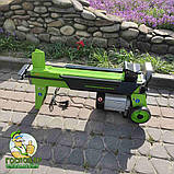 Потужний горизонтальний дровокол Zipper 2200 Вт зусилля 5 тон, фото 3