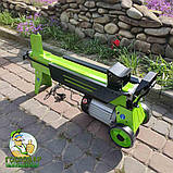 Потужний горизонтальний дровокол Zipper 2200 Вт зусилля 5 тон, фото 5