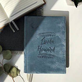 Щоденник з індивідуальним гравіюванням "NoteBook" А5, Синій