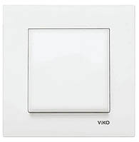 Viko Karre вимикач 1-клавішний білий