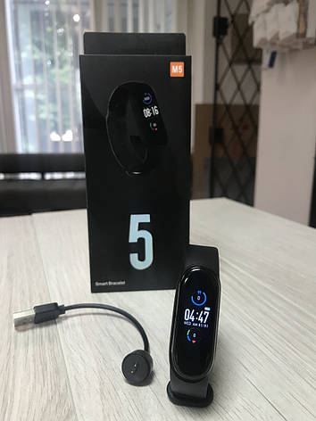 Фітнес браслет М5, Smart Band 5, Фітнес Трекер, Крокомір Пульс, Тиск, Годинник, фото 2