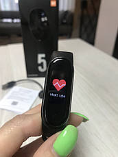 Фітнес браслет М5, Smart Band 5, Фітнес Трекер, Крокомір Пульс, Тиск, Годинник, фото 2