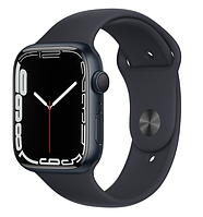 Смарт-годинник Apple Watch Series 7 GPS 45mm Midnight Aluminum Case With Midnight Sport Band (MKN53)