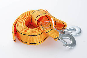 Трос буксирувальний 4.5 м· 50 мм 2 тонни. (гак) (пакет) СИЛА