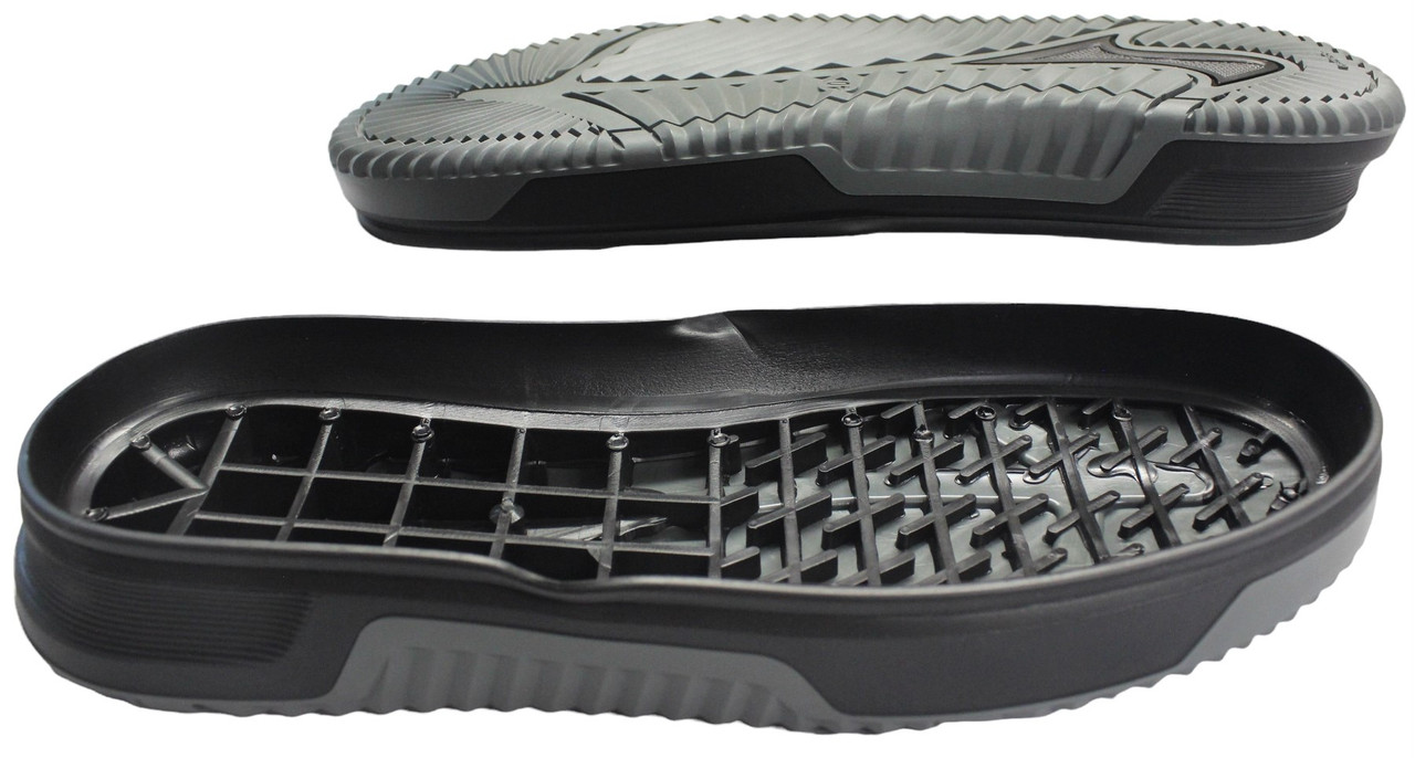Підошва для взуття чоловіча Грін 3 чорно сіра р.40-45, фото 1