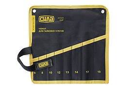 Чехол для гакових ключів 6, 8, 10, 12, 13, 14, 17, 19 мм (8шт) СІЛА