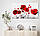 Картина на полотні на стіну для інтер`єру/спальні/прихожої DK Червоні маки 60x100 см (MK10159_M), фото 3