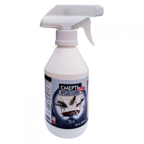 Спрей від тарганів та інших комах Смерть шкідникам №2 250 мл, фото 1