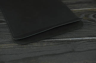Шкіряний чохол для Apple iPad Pro9,7" 5th/6th gen, air 2 натуральна шкіра італійський Краст, колір Чорний, фото 5
