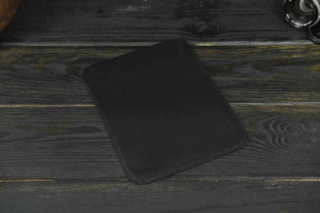 Шкіряний чохол для Apple iPad Pro9,7" 5th/6th gen, air 2 натуральна шкіра італійський Краст, колір Чорний, фото 1