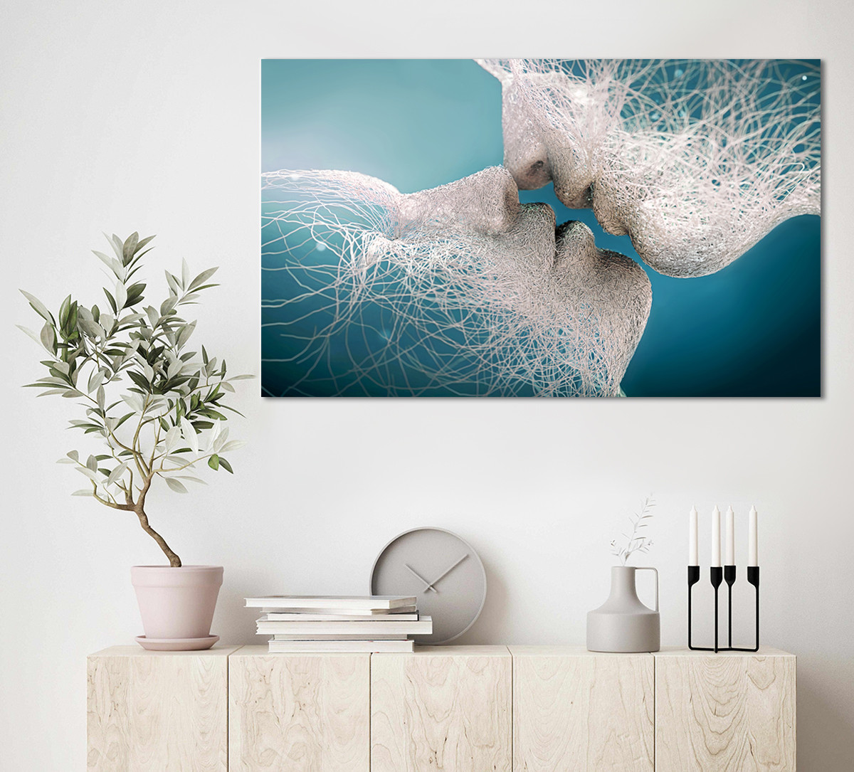 Купить Картина на стену Декор Карпаты Абстракция - любовь 60x100 см ...