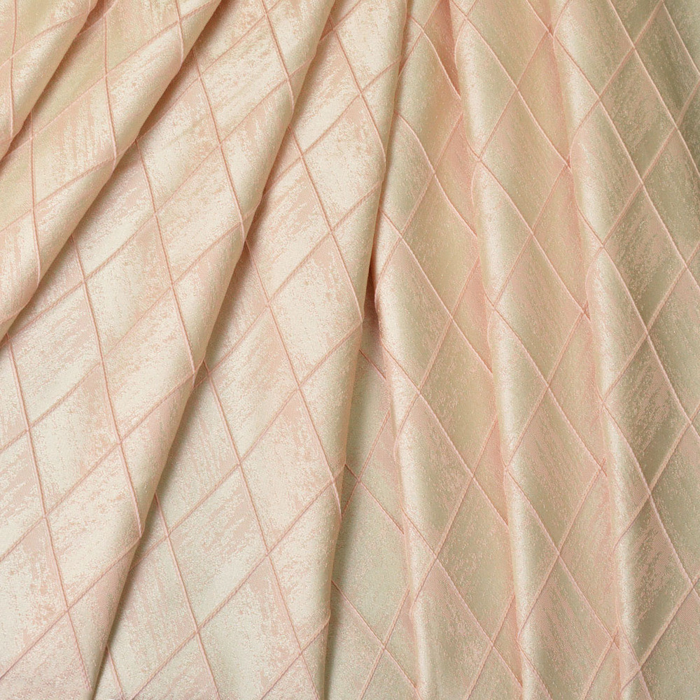 Тканина портьєрна жакардова Ніка V-02 рожева
